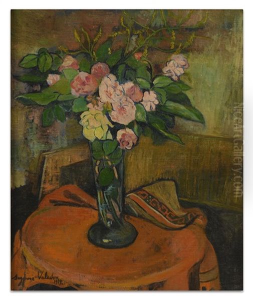 Bouquet De Fleurs Dans Un Vase by Suzanne Valadon