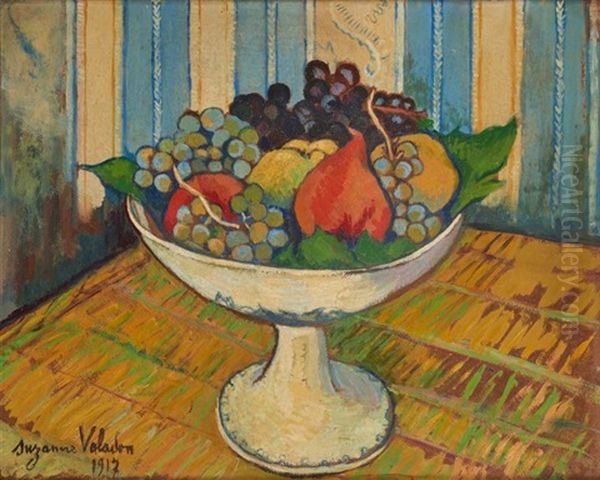 Nature Morte Au Compotier De Fruits Oil Painting by Suzanne Valadon