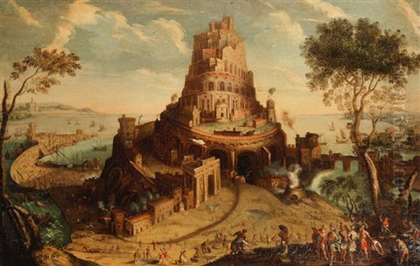 The Tower Of Babel Oil Painting by Frederick van Valckenborch