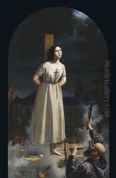 Joan Of Arc Oil Painting by Marquise Valdahon