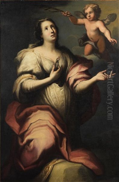 Saint Apollonia Oil Painting by Juan De Valdes Leal