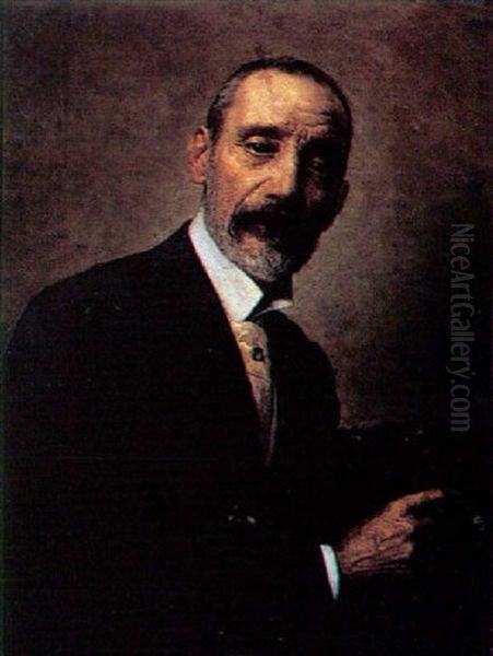 Retrato Del Senor Zamit Oil Painting by Lorenzo Valles