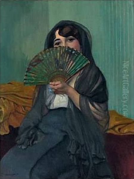 Retrato De Evaristo Arnus Oil Painting by Felix Vallotton