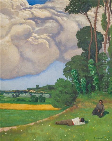 Le Grand Nuage Oil Painting by Felix Vallotton