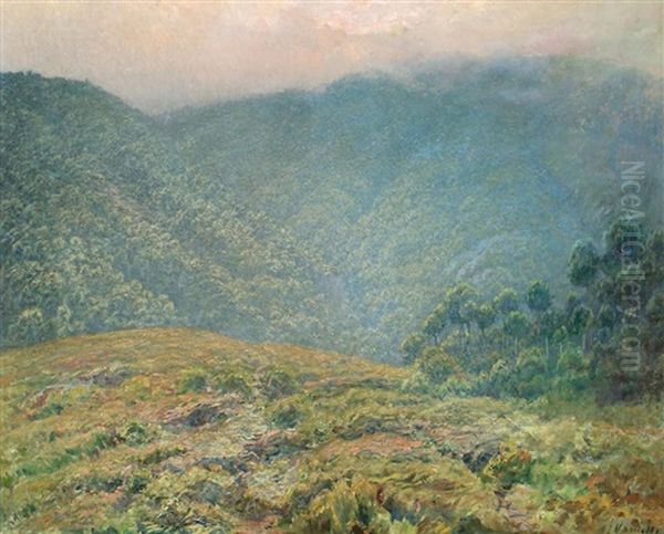 Paisaje Oil Painting by Joaquim Vancells y Vieta