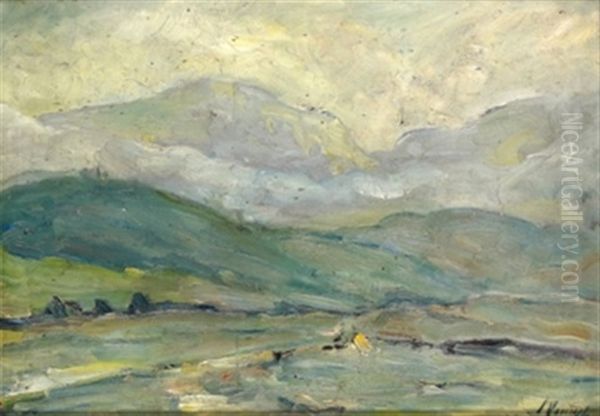 Paisaje Oil Painting by Joaquim Vancells y Vieta