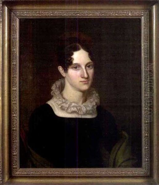 Portrait Of Mrs. Gerardus Oil Painting by John Vanderlyn