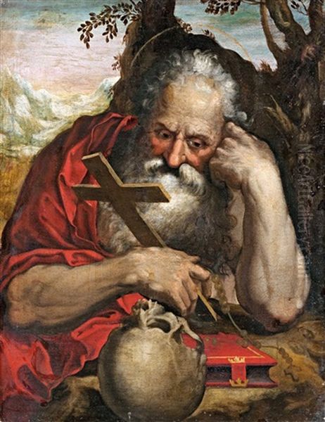 Saint Jerome Oil Painting by Francesco Vanni