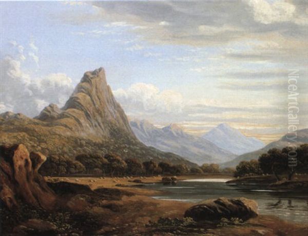 Eagle's Nest, Killarney Oil Painting by John Varley the Elder