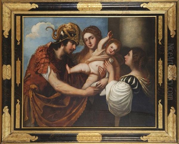 Abschied Hektors Von Andromache Und Astyanax Oil Painting by Alessandro Varotari