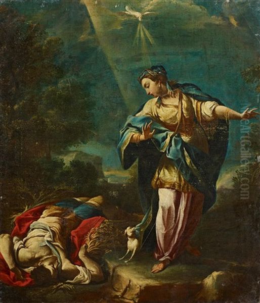 Rinaldo Und Armida Oil Painting by Giuseppe Varotti