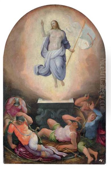 Resurrezione Oil Painting by Giorgio Vasari