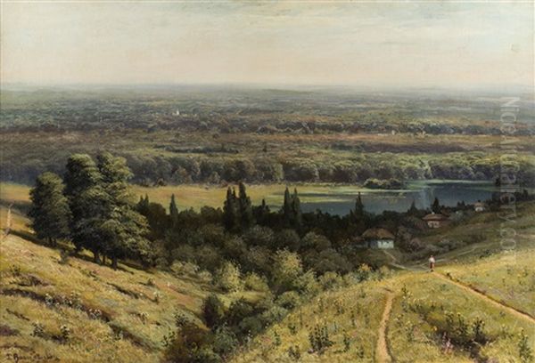 A Ukrainian Landscape by Ivan Fedorovich Vasiliev