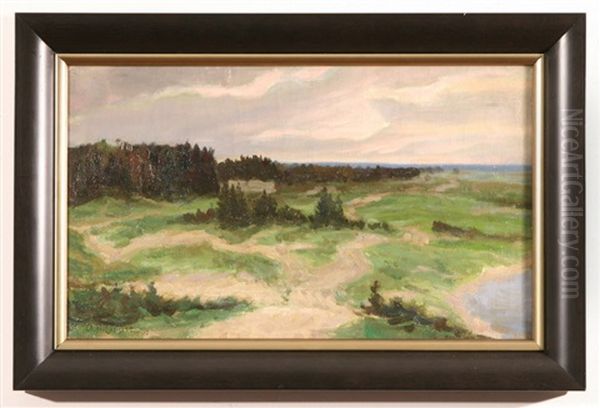 Forest Landscape By The River Oil Painting by Appolinari Mikhailovich Vasnetsov