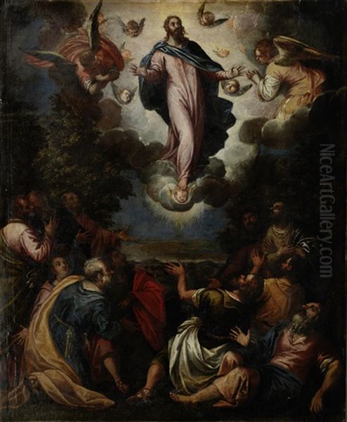 The Transfiguration Oil Painting by Antonio Vassilacchi