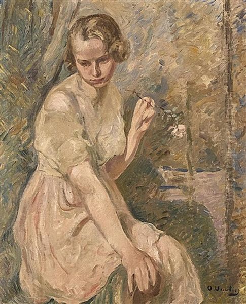 Manon Oil Painting by Otto Vautier