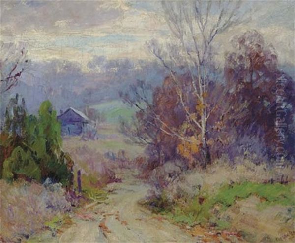 Under November Skies Oil Painting by Will Vawter