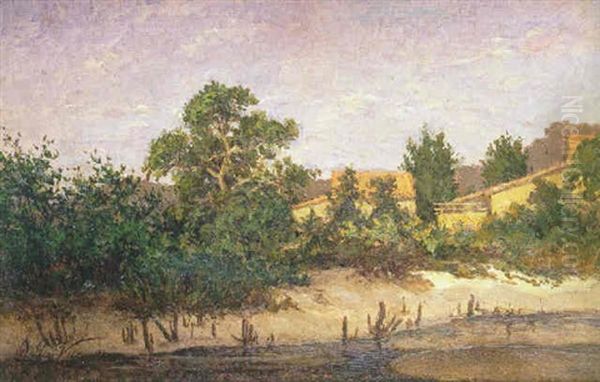 Paisaje De Rio De Jainero Oil Painting by Domingo Garcia Vazquez