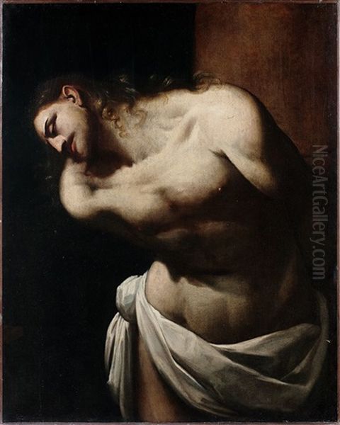 Christ A La Colonne Oil Painting by Giovanni dei Vecchi