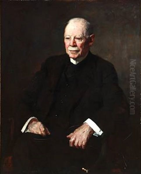 Mandsportraet Oil Painting by Herman Albert Gude Vedel