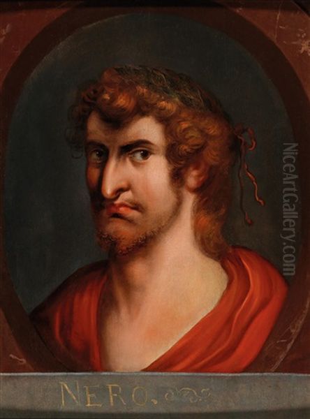 The Roman Emperor Nero Oil Painting by Otto Octavius van Veen