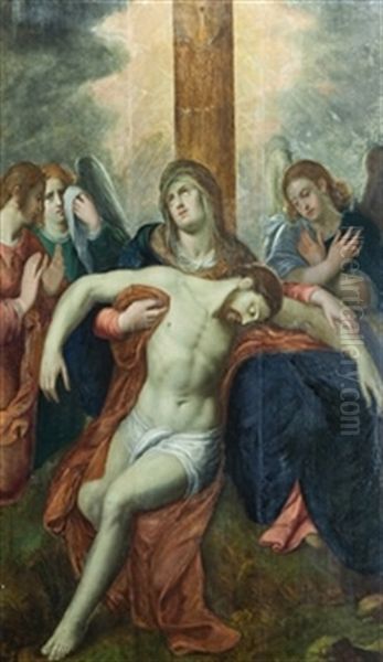 Piedad Oil Painting by Otto Octavius van Veen