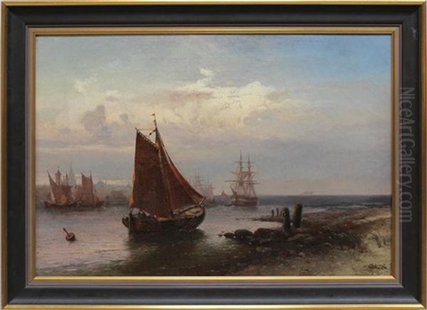 Ausflug Zur Schelde Oil Painting by Hugo Veit