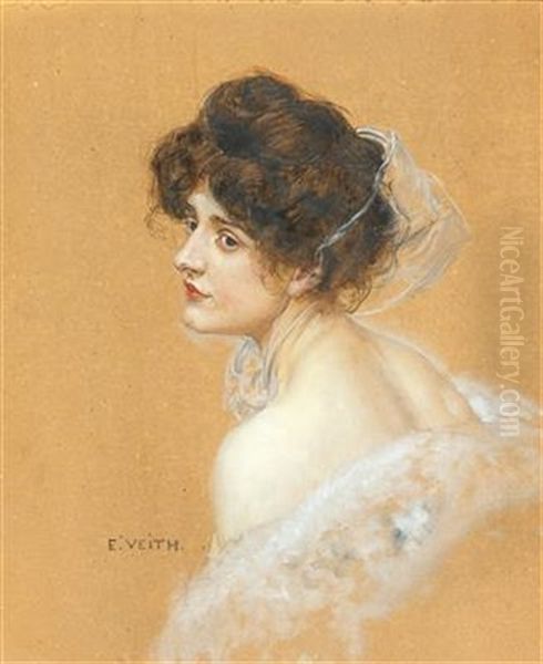 Violetta Oil Painting by Eduard Veith