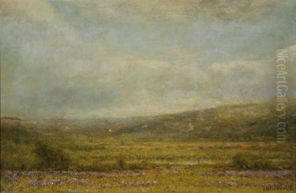 Rain, Mist And Sunshine On A Moor Oil Painting by James Renwick Brevoort