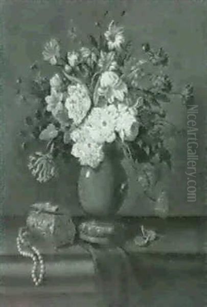 Blumenstilleben Oil Painting by Paul Van De Venne