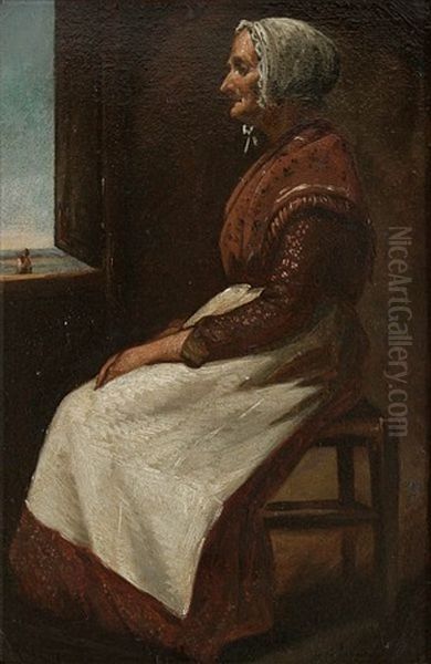 Seated Lady by Charles (Karel Ferdinand) Venneman