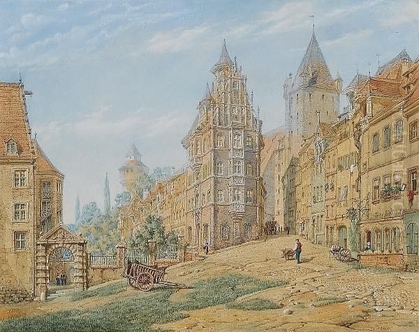 Nuremberg, Bavaria Oil Painting by Henry William Brewer