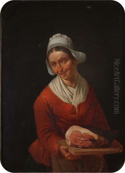 De Keukenmeid Oil Painting by Camille Vennemann