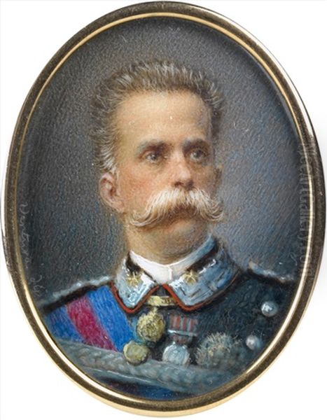 Konig Umberto I. Von Italien Oil Painting by Domenico Ventura