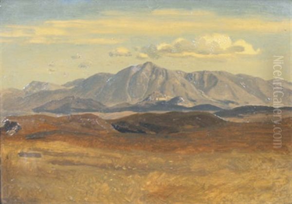 Campagnalandschaft Mit Blick Auf Die Apenninen Oil Painting by Albert Venus