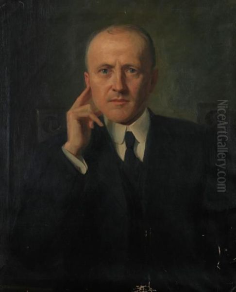 Portrait Of Charles Howard Oil Painting by Nicholas Richard Brewer