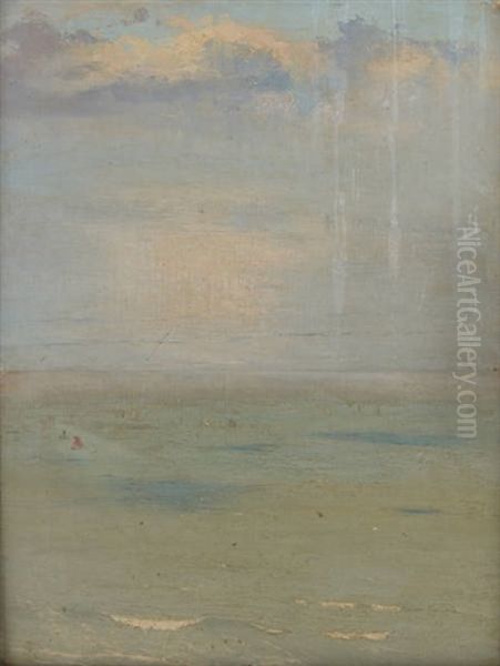 Reflets De Nuages (+ Temps Frais, Various Sizes; 2 Works) Oil Painting by Marguerite Verboeckhoven