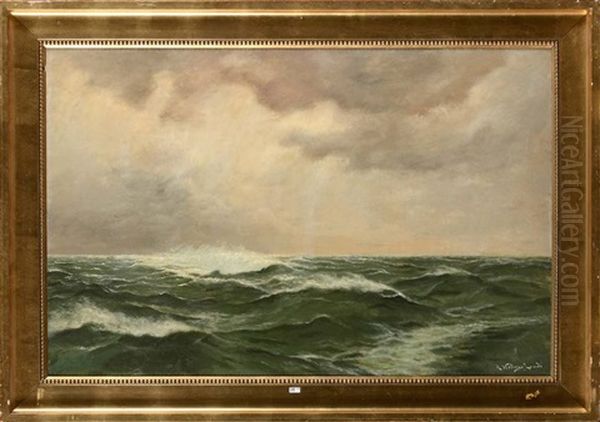 La Mer Oil Painting by Ricardo Verdugo Landi