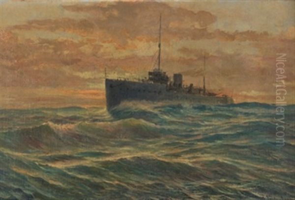 Torpedero Oil Painting by Ricardo Verdugo Landi