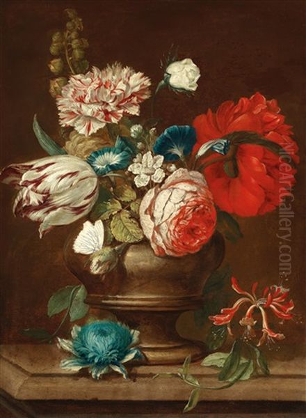 A Still Life Of Flowers Oil Painting by Cornelis Verelst