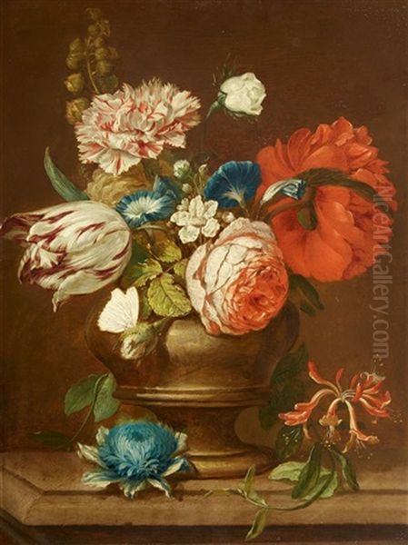 Floral Still Life Oil Painting by Cornelis Verelst