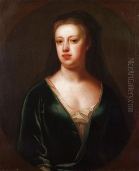 Portrait Of A Lady (lady Susannah Child?) Oil Painting by Maria Verelst