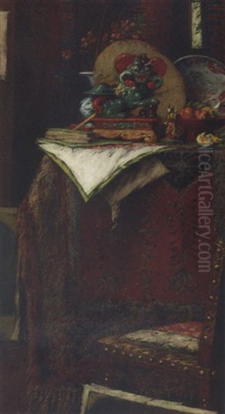 Coin D'atelier Oil Painting by Alfred Verhaeren