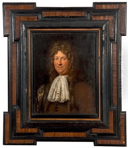 Portrait D'homme Oil Painting by Jan Verkolje the Elder