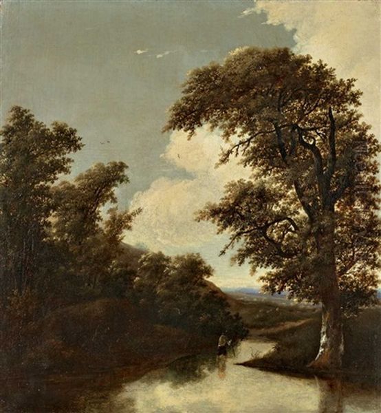 Bewaldete Landschaft Oil Painting by Jan Vermeer van Haarlem III