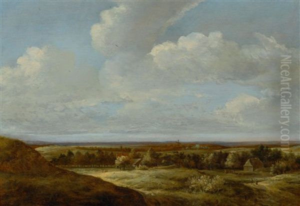 Dune Landscape Oil Painting by Jan Vermeer van Haarlem the Elder