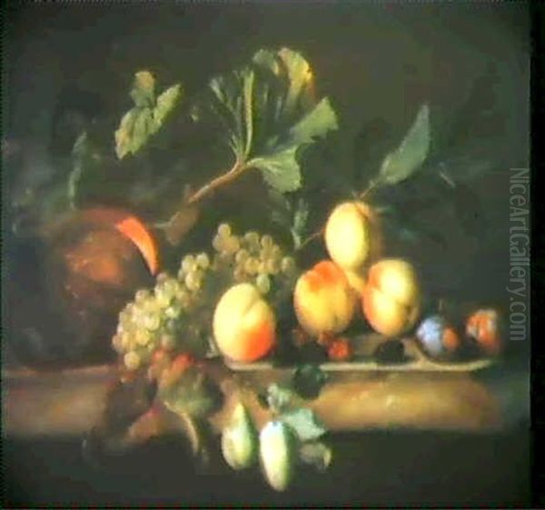 Fruchtestilleben Oil Painting by Barent (v. d. Meer) Vermeer