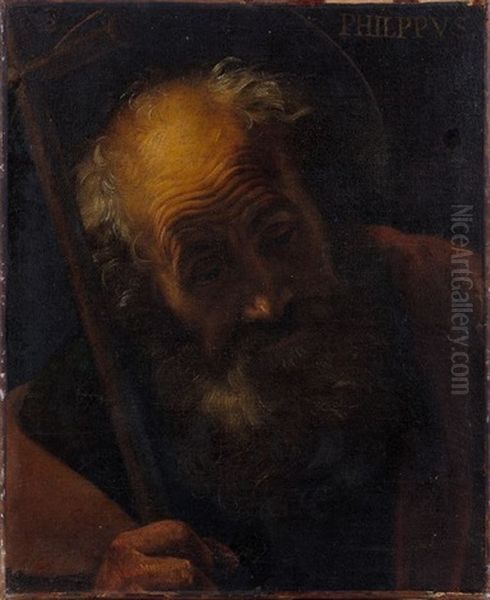 Saint Philippe Oil Painting by Giuseppe Vermiglio