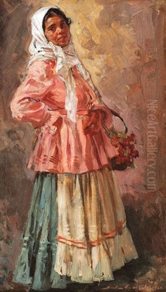 Florareasa Oil Painting by Nicolae Vermont