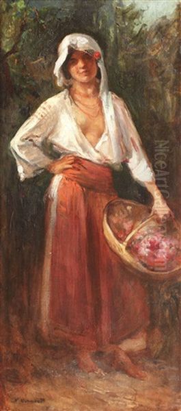 Florareasa Oil Painting by Nicolae Vermont